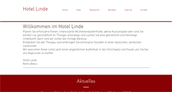 Desktop Screenshot of linde-dettighofen.ch